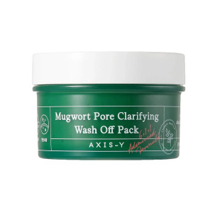 Глиняная маска для проблемной кожи AXIS-Y Mugwort Pore Clarifying Wash Off Pack 100ml
